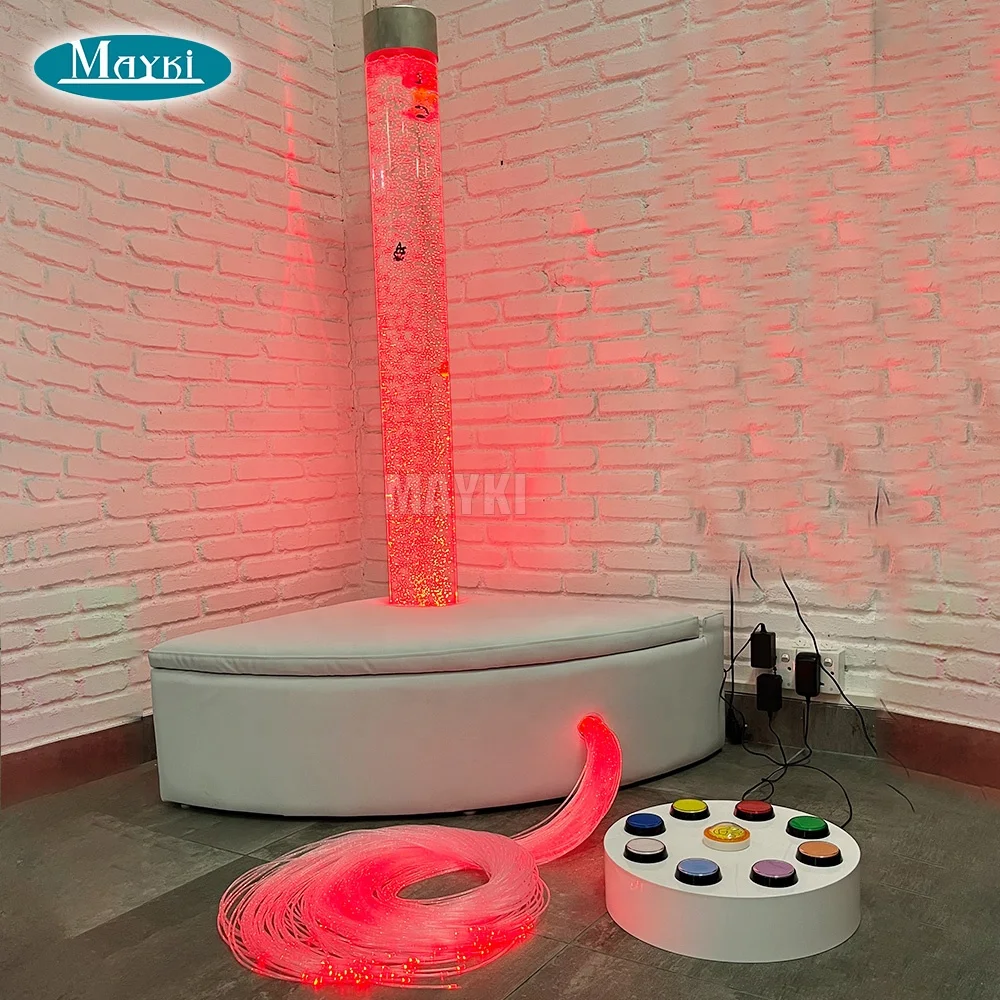 Sensory Room 150cm Colour Changing LED Water Bubble Tube with APP and Remote Controller