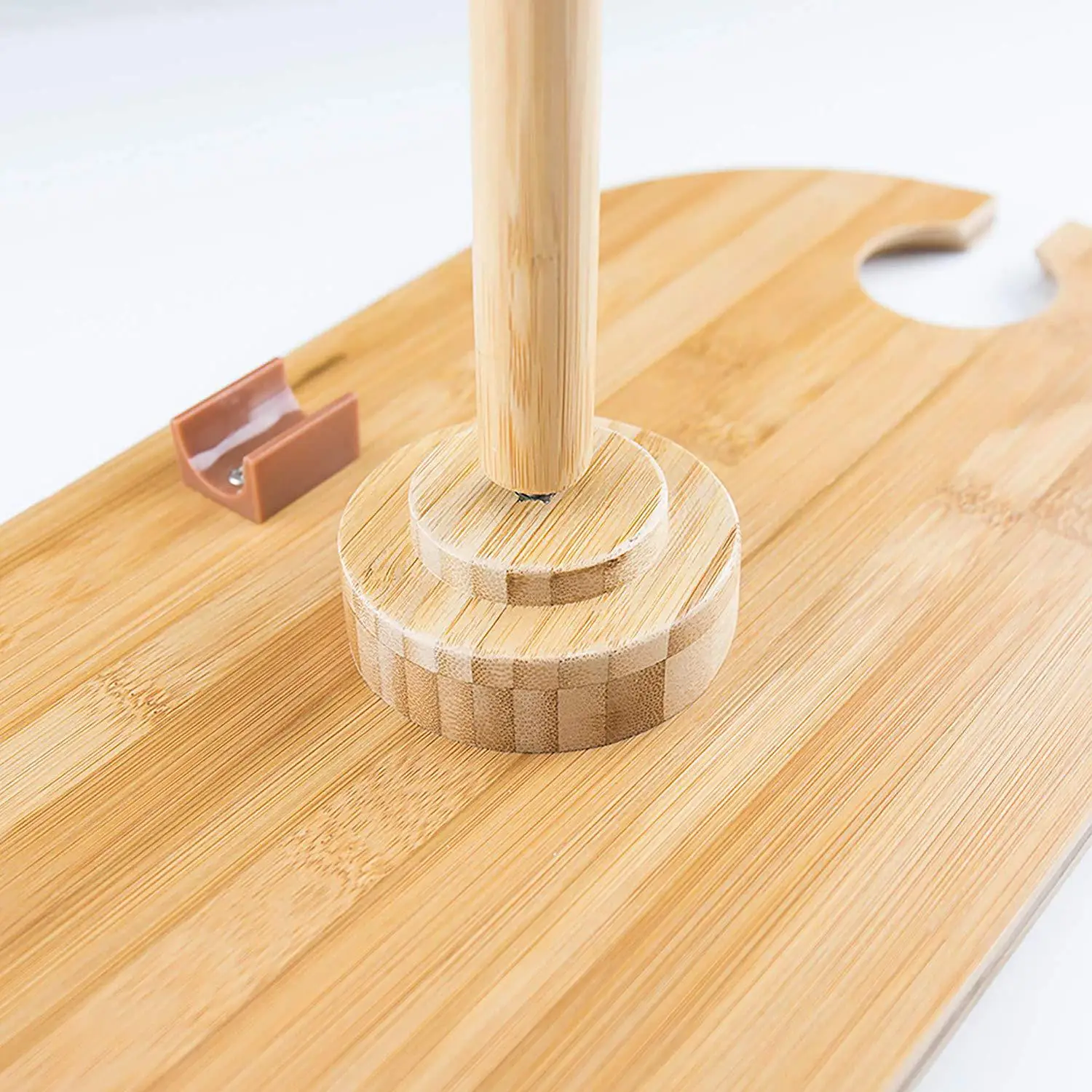 Outdoor Entertaining Holds 2 Wine Collapsible Table  Wood Table Wine Glass Holder picnic table with Ground Stake