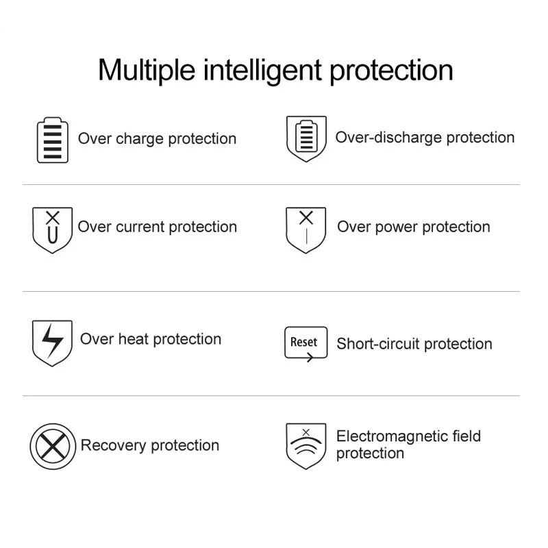 
OISLE Smart External Battery Storage Case Rechargeable Battery For iPhone/Android Phones 