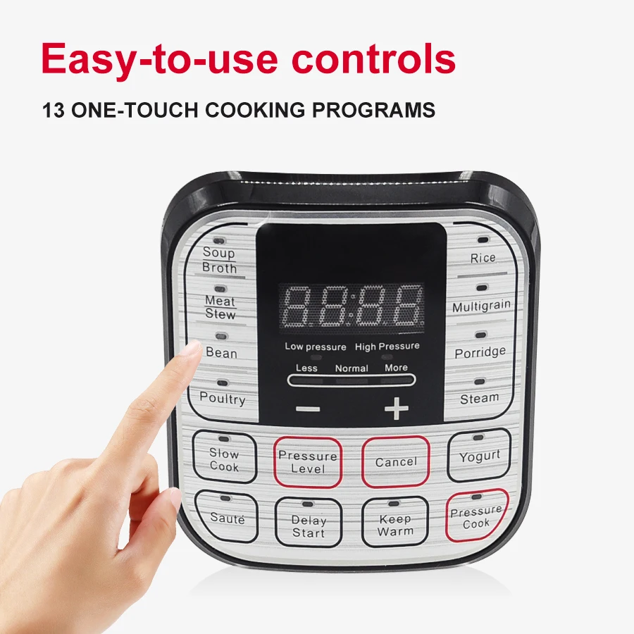 Best Stainless Steel Smart Multicooker Electric Pressure Cookers