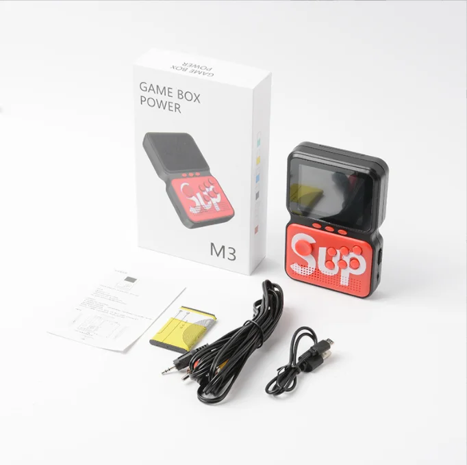 Wholesale M3 Built-in 900+ Games 3.5 inch sup game box handheld game player