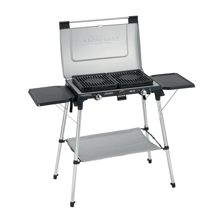 2 Burner Camping Stove Outdoor Barbecue Gas Stove Double Burner Portable Foldable Camping Gas Stove