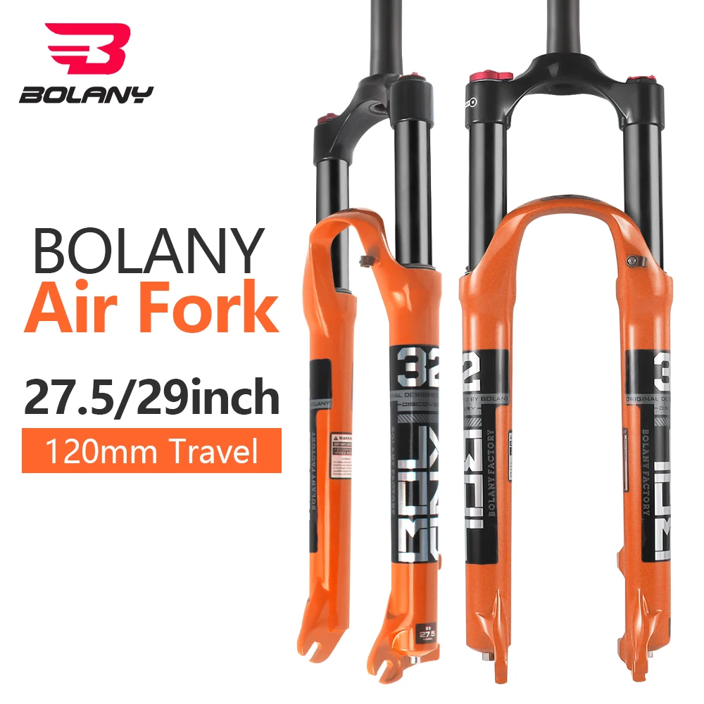BOLANY 26inch27.5inch29inch Shock absorption bicycle air front fork magnesium alloy bicycle suspension fork