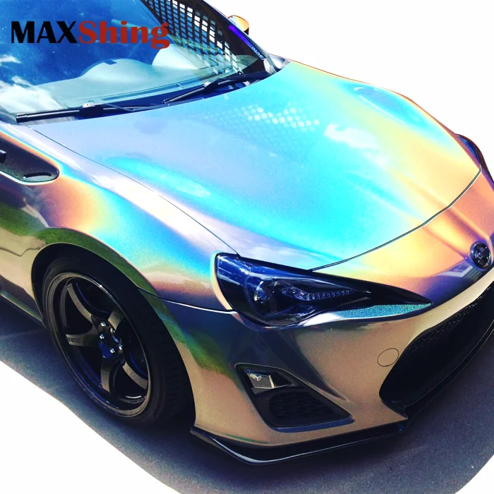 Wholesale Auto Holographic Pigment Powder Coating Automotive Color Changing Rainbow Pigment Car Paint