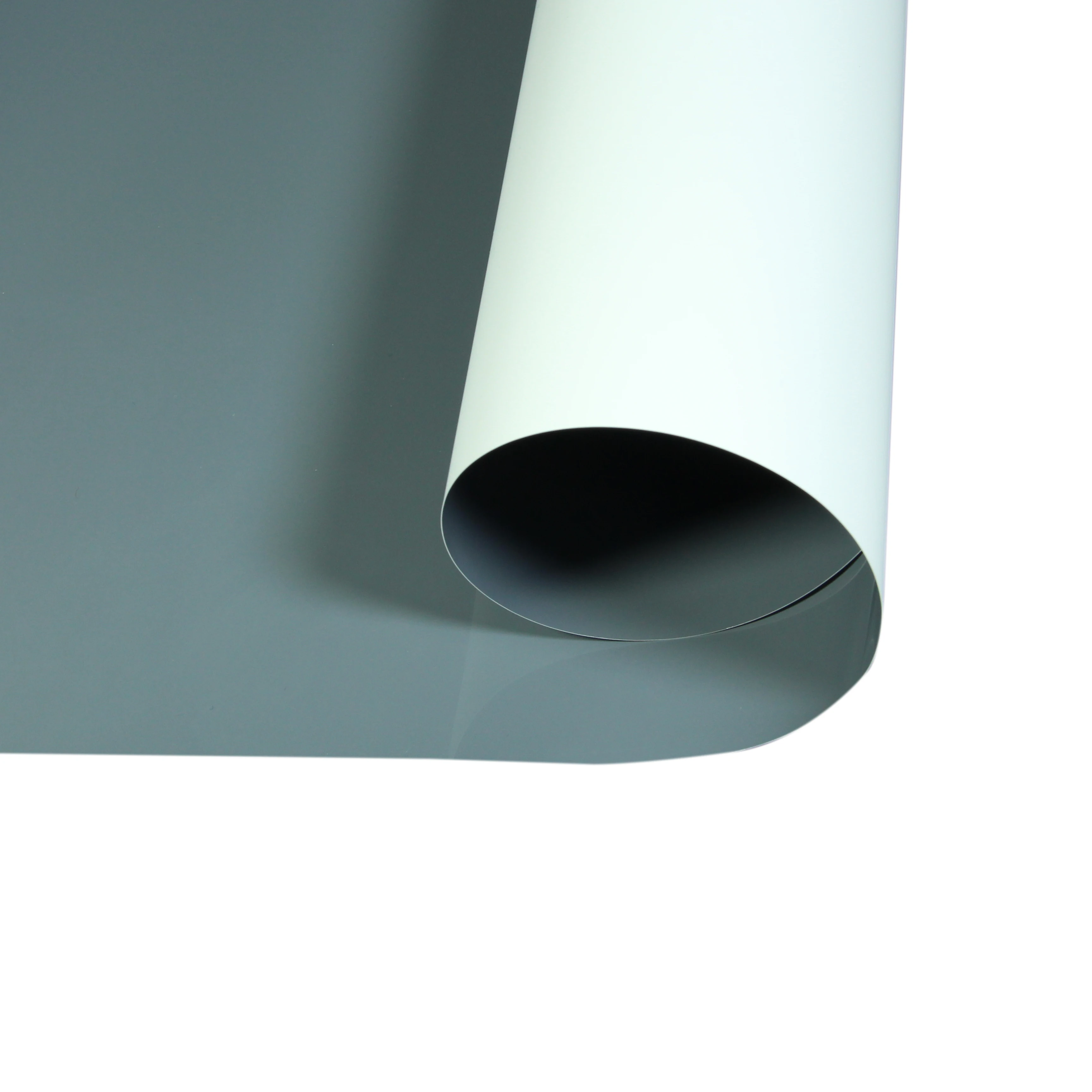 Grey Back Super Smooth Stay Flat Front lit PET Film for X Banner / Poster / Roll Up Banner Printing