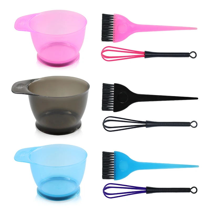 High Quality Hair Dye Color Brush Bowl Set with Dye Mixer Hair Tint Dying Coloring Applicator Hairdressing Styling Accessories