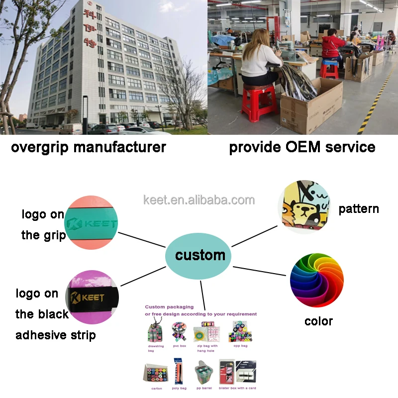 Overgrip  Exrta Thin High Quality Tennis Grip For Factory Wholesale Sticky Logo Custom Stickness And Non-slip