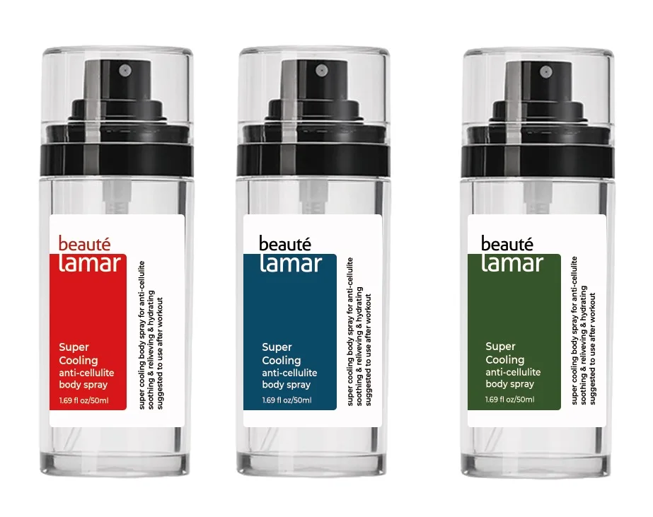 super cooling body spray for anti-cellulite