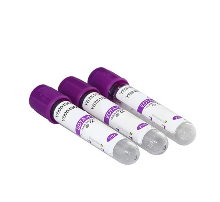 CE approved manufacturer medical Collect Blood Sample EDTA k3 k2 Vacuum Tube EDTA Vacuum Tube