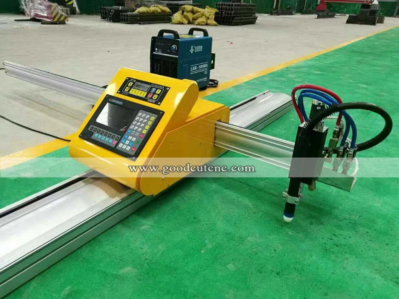 High quality Portable cnc plasma cutting machine for stainless steel carbon steel cutting with LGK huayuan plasma source