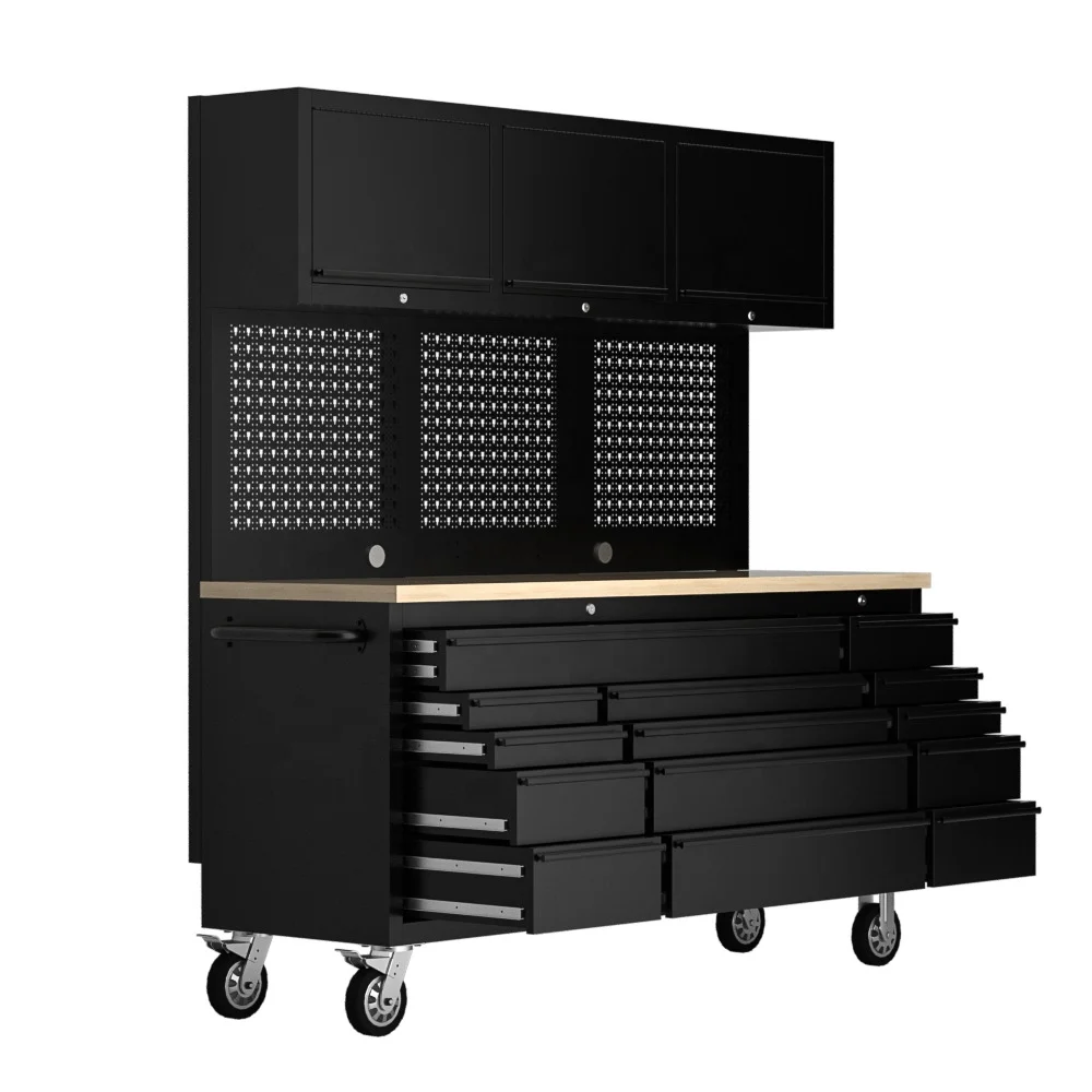 High Quality Removable tool cabinets  Tool trolley storage garage mechanic rooling workbench  for Tools Storage