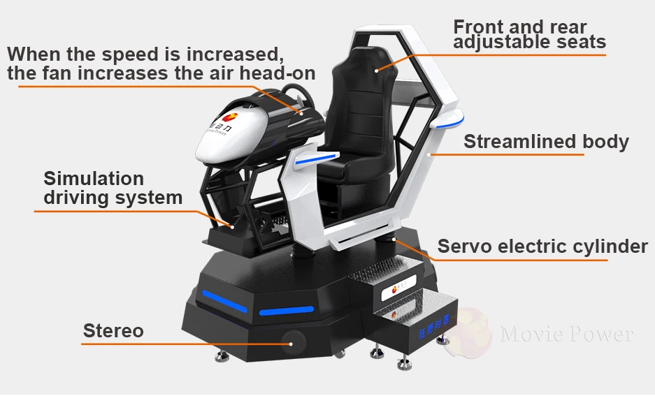 9D Виртуальная реальность автомобиль Вождение гоночный симулятор Vr аркадные игры гоночная игра F1 подходит для внутреннего парка