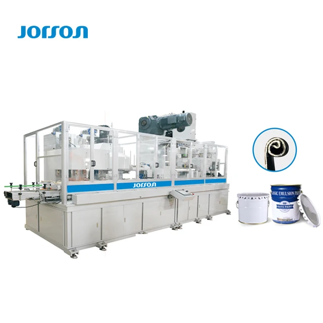 JORSON 40cpm 18-20L химическая цилиндрическая металлическая Жестяная Банка, производственная линия химической стали для производства цилиндрических стержней