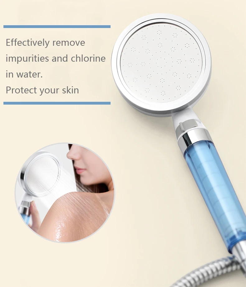 
Calcium Sulfite Removing Chlorine single function high pressure filter handheld shower 