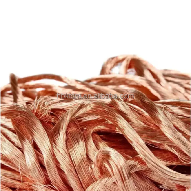 China 99.99% Copper Scrap Wire Non Ferrous Metal Red Scrap Copper Wire