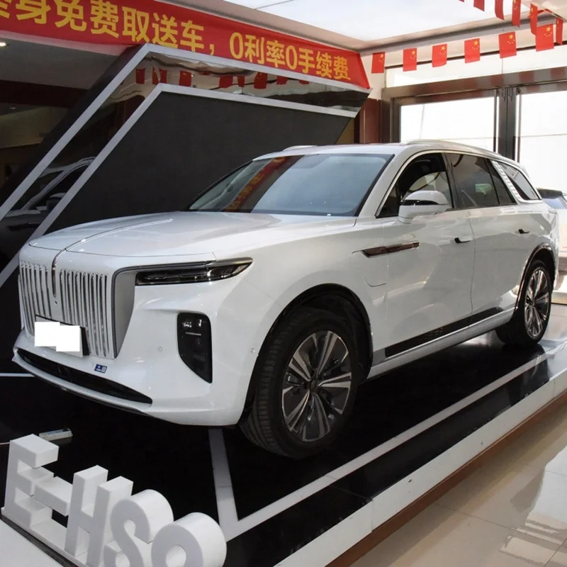 Новинка 2021 года, электрический внедорожник Hongqi E HS9 Yue, дальность NEDC 460 км, 7 сидений