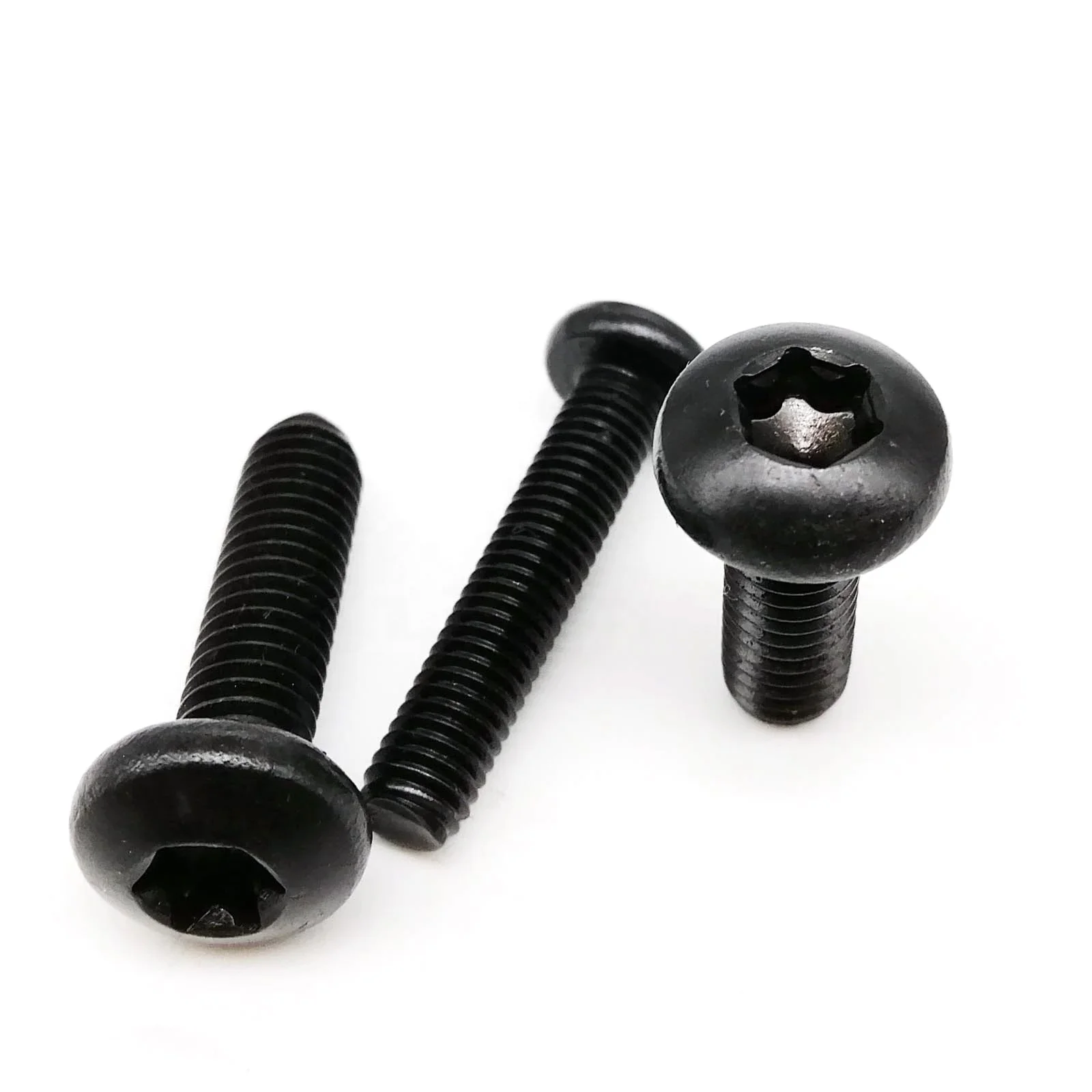 M2 M2.5 M3 M3.5 M4 M5 M6 M8 Черный 304 нержавеющая сталь GB2672 шесть звездных звезд драйвер круглая кнопка головка болт звездообразный винт