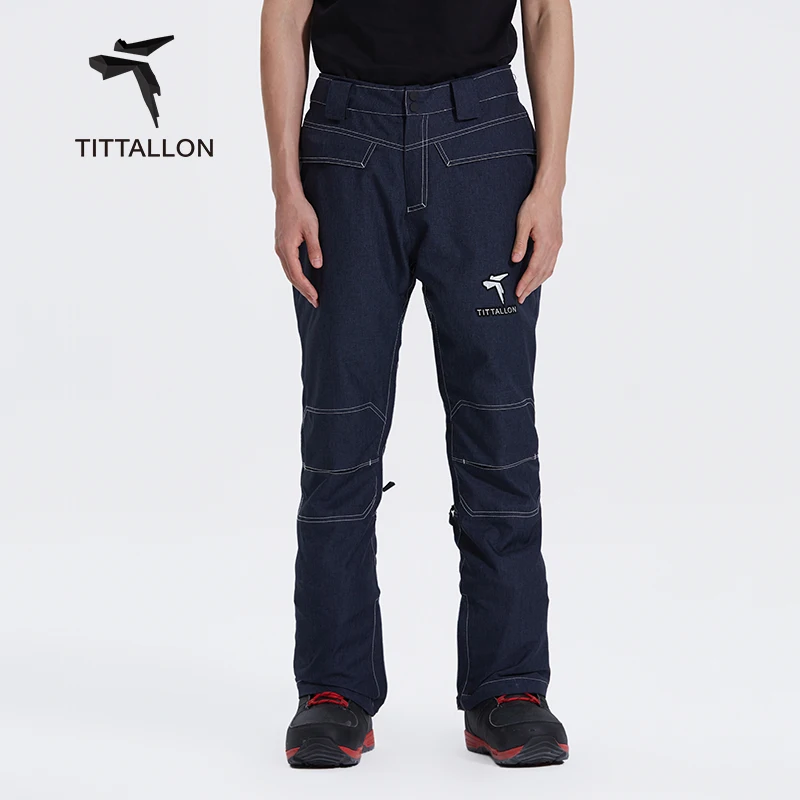 Custom Winter Men Skiing Jacket Snowboarding Pants Ski  Waterproof Outdoor Sport Clothing