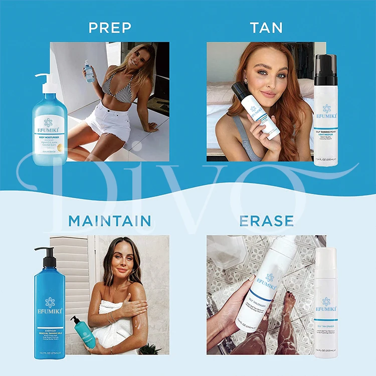 Suppliers 200ml Home Beach Organic Tan Oil Carrot Oil Tan Spray Watermelon Tanning Lotion