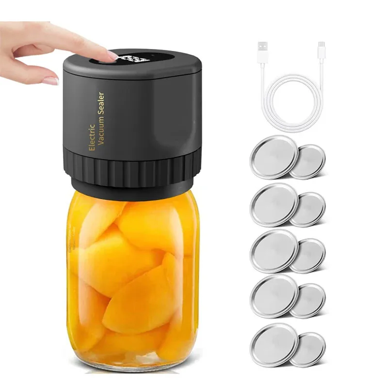 Новый портативный автоматический герметизирующий Электрический вакуумный герметик для консервов