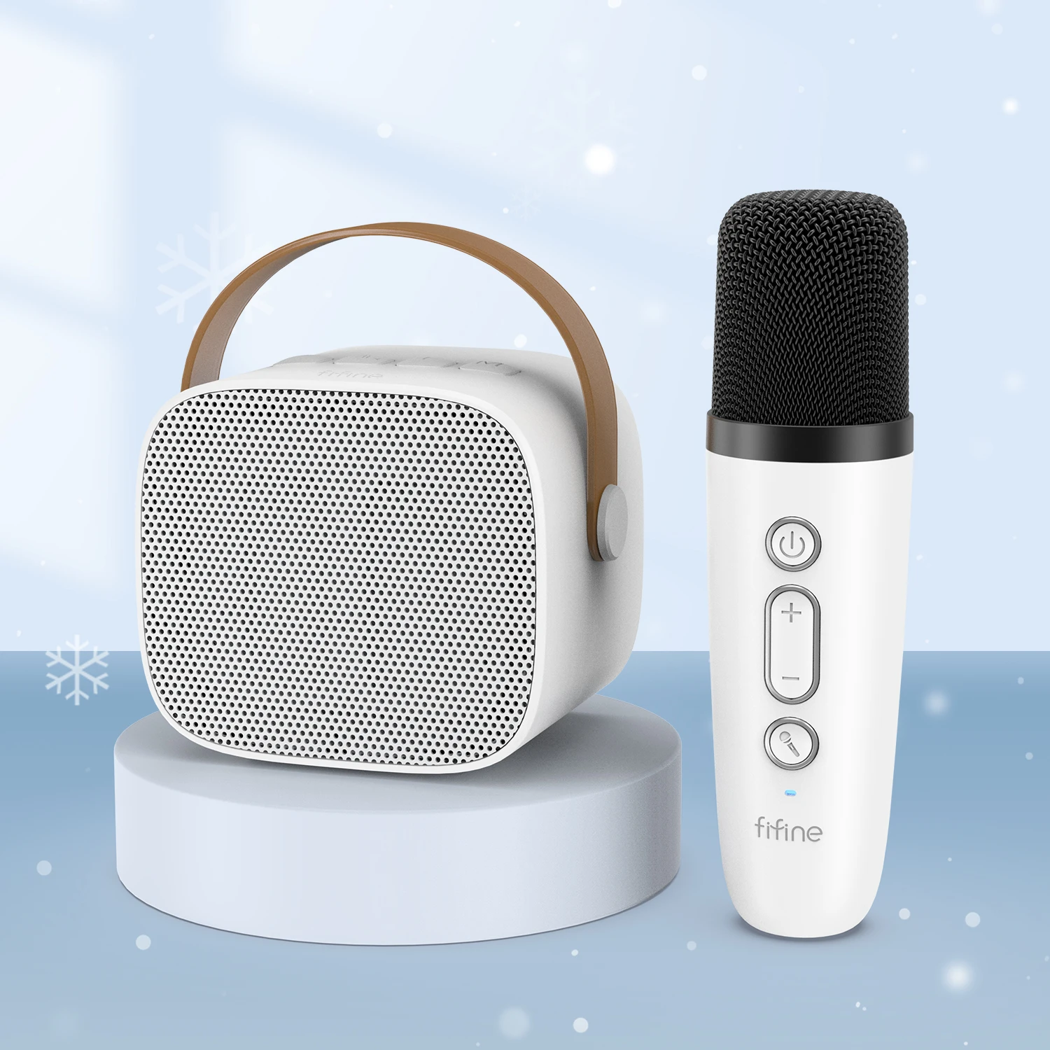 Рождественский подарок Fifine E1 ручной микрофон беспроводной для караоке с