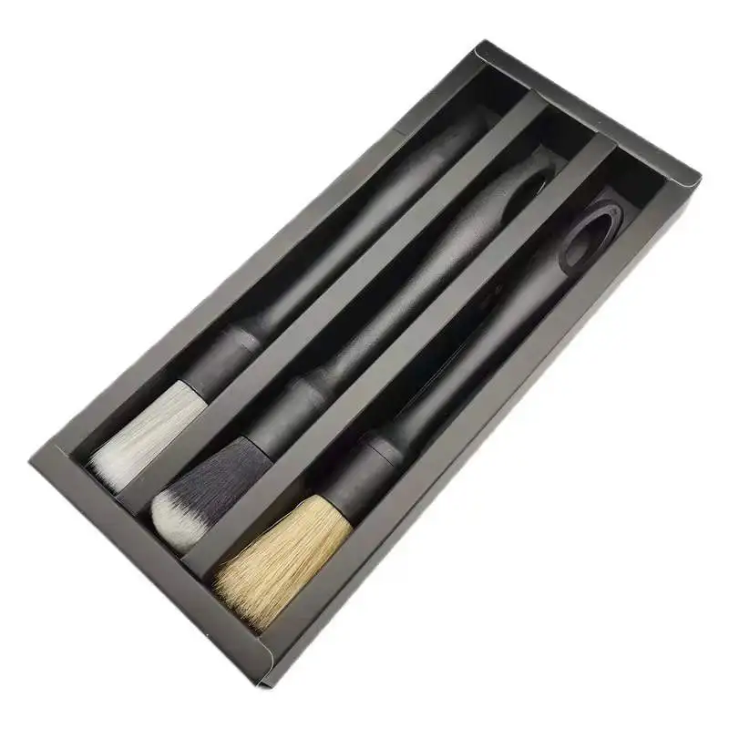 Amazon 3-Pack Car detailing Brush Auto Seat Gap Brush for Interior Exterior Cleaning Wheel Brush