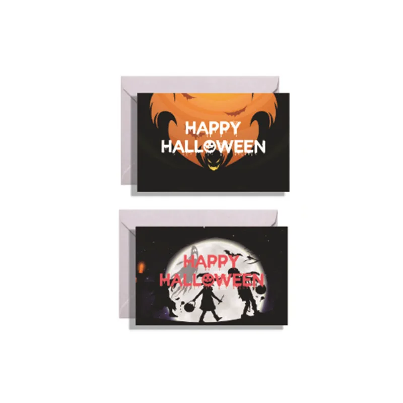 Halloween Spooky Mood Greeting Cards Customizable Offset Printing Services Accepted
