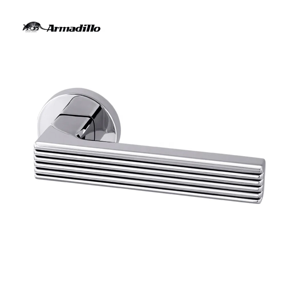Italian Design Chrome Zamak Heavy Door Handle