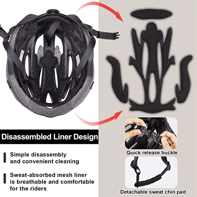 Wholesale mountain bike helmet road cycling helmet men and women cycling sports helmet bicycle accessories