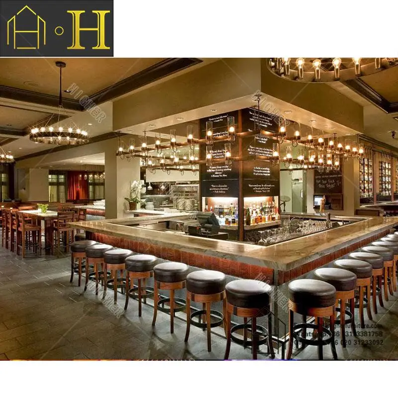 Modern Coffee Shop Counter Custom Restaurant bar Counter Design for Retail Shop Design