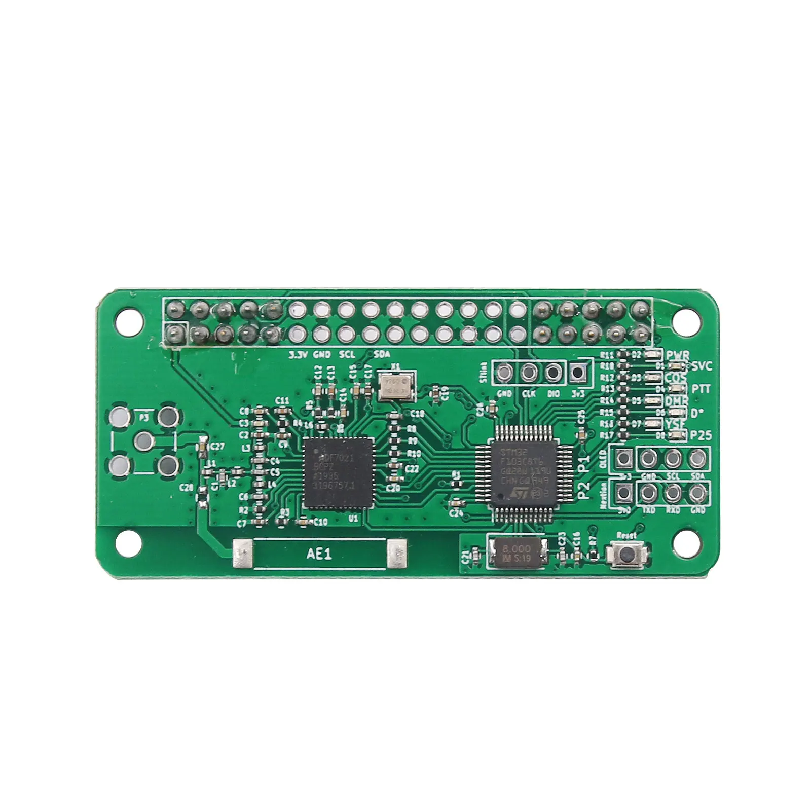 Модуль Точки Доступа UHF VHF UV MMDVM + OLED комплект антенны для DMR P25 YSF DSTAR Raspberry Pi Zero