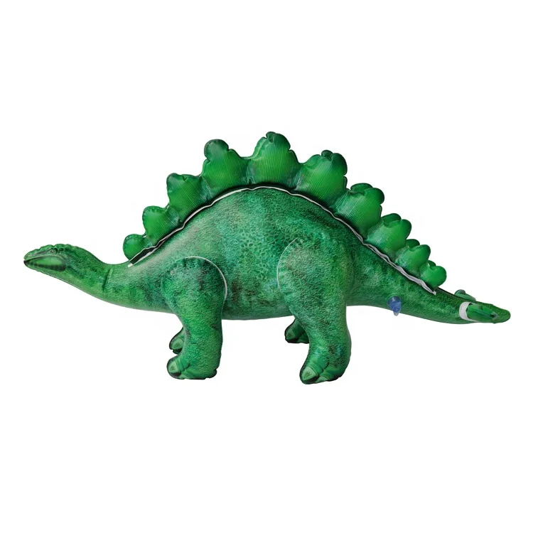 46in L Amazon Hot sale  Toy High quality inflated animal costumes for kids Green realistic Stegosaurus