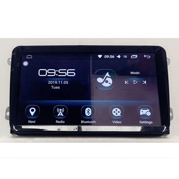 9 inch touch screen Android 9.0 built in GPS support MP5 Media Player Car DVD Player for VW UNIVERSAL