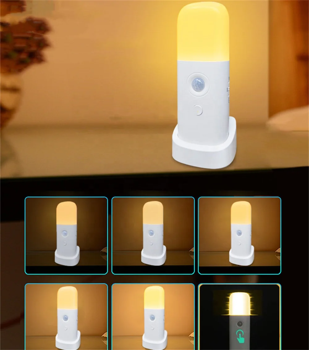 Biumart датчик света USB Перезаряжаемый 5 уровень яркости человеческого тела новые продукты разумная цена небольшой ночной свет