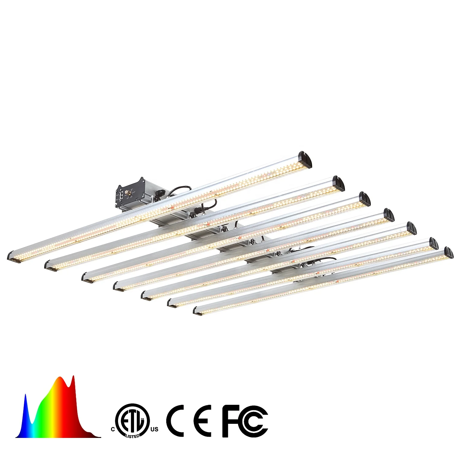 
Led Grow Lights Samsng 5x5ft Full Spectrum for Indoor Plants Veg Bloom Dimmable Commercial Grow Lamp for Hydroponic Indoor Grow 