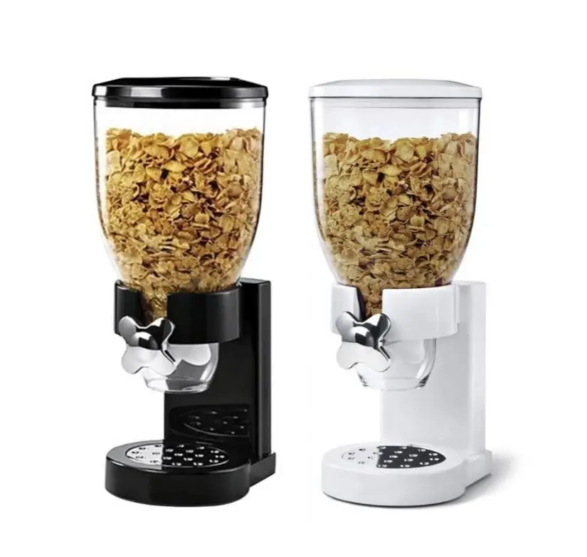 Amazon Hot Sale Kitchen Customized Food Standard Plastic 3.5L Bulk Dry Food Cereal Container Grain Dispenser