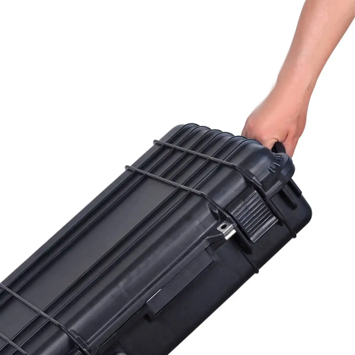 Waterproof Long Plastic Hard Case  with pick-pluck foam be used for G-U-N