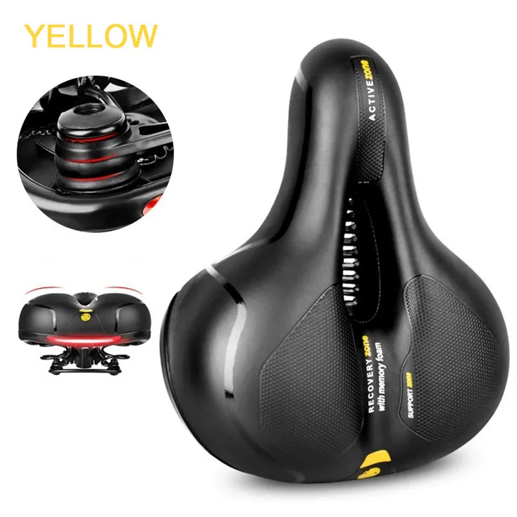 Best prices waterproof comfortable pu mountain bicycle saddle high elastic polyurethane foam pad bike saddle