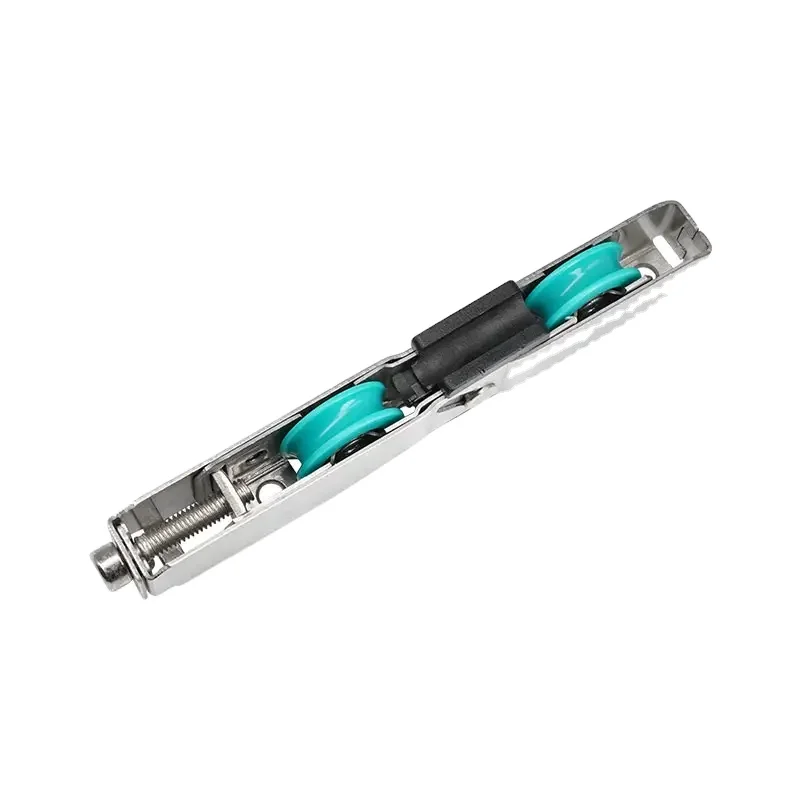 Factory direct Sell Stainless Steel Double Wheel Push Sliding patio window Roller Pulley For aluminium Door and Windows