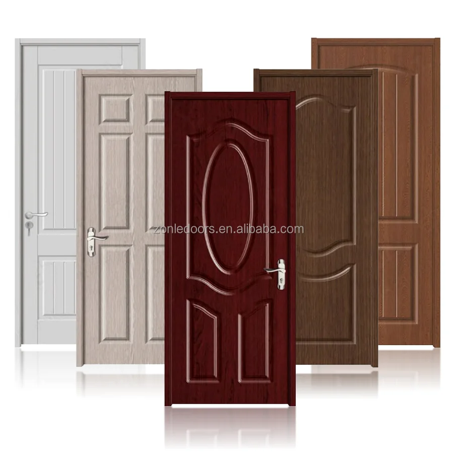 Low Price Guaranteed Quality With Jamb Proof Wpc Cabinet Door Furnish Wpc Doors Panel With Smart Lock