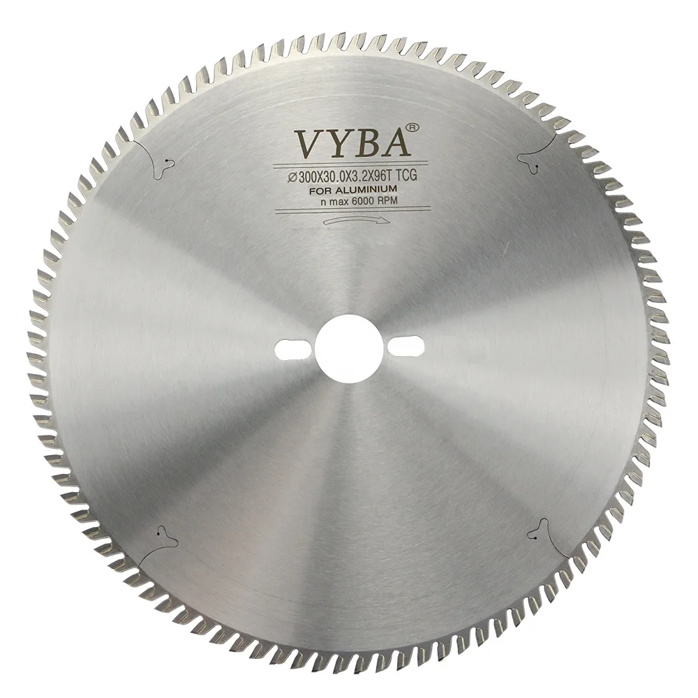 300x96T High Precision Durable TCT Circular SawBlades Alloy Saw Blade For Aluminum