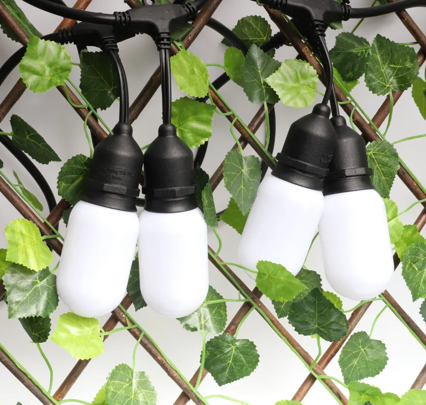 Водонепроницаемое декоративное освещение, В переменного тока, рождественские светодиодные лампочки с эффектом пламени, светодиодная гирлянда с мерцающим пламенем