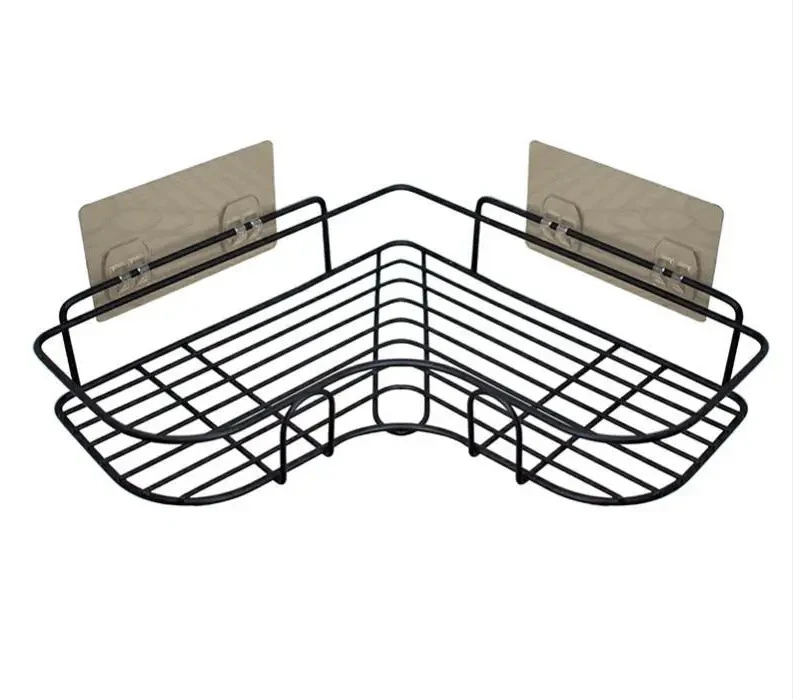 Bathroom Metal Corner Storage Rack Bathroom triangular Storage Rack Tape Corner Storage Shelf
