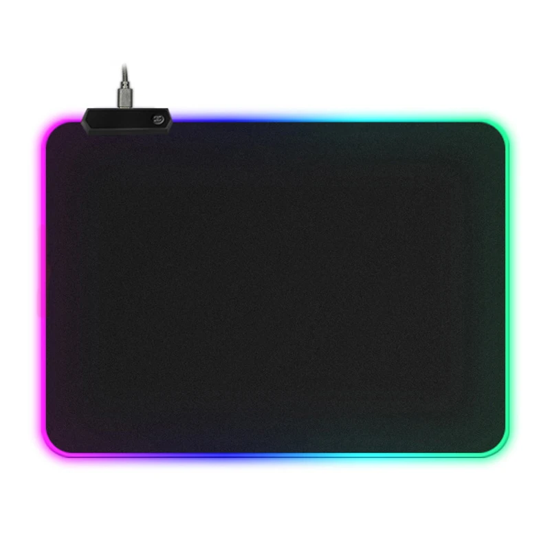 Overseas warehouse Mouse Pads Led Wireless rgb Xxl Gamer Custom Logo Printed Customised Gaming Large Rgb Mouse Pad keyboard mat