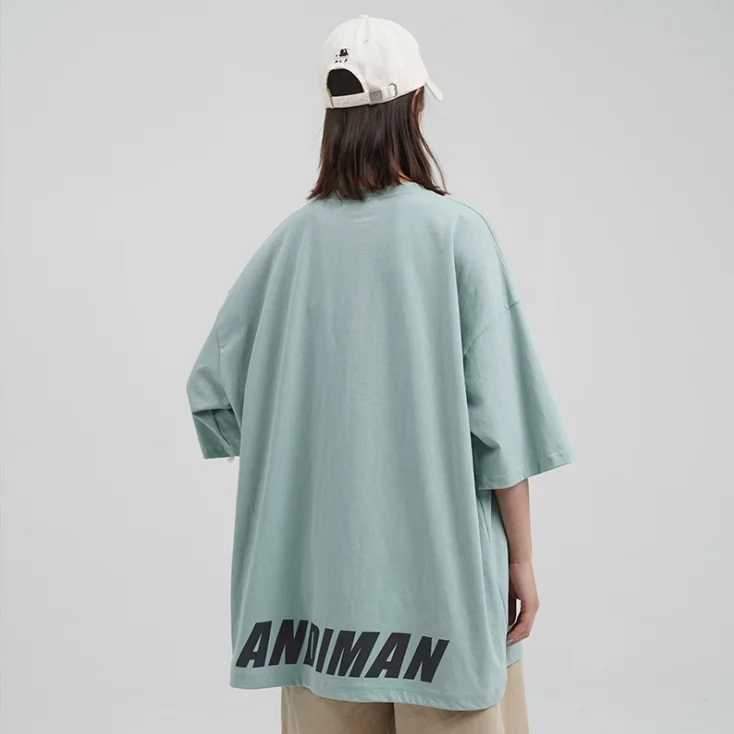 Лучшая одежда для онлайн-покупок женская футболка оверсайз с круглым вырезом и спущенными плечами