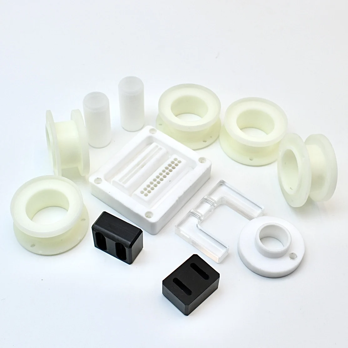based machined machining uhmw pe plastic cnc part milling machine part plastic tube pom cnc part cnc machining and manufacturing