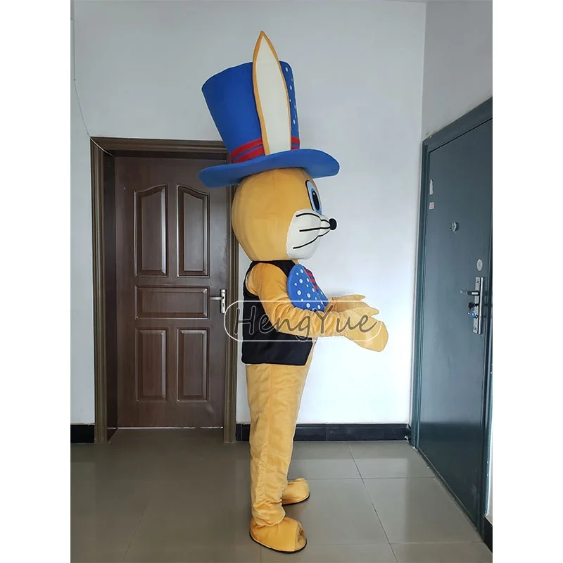 Hengyue Hot Sale Animal Bing Bunny Mascot Costumes for Easter Party Events Cosplay Custom Rabbit Peter Bing  Show Costume