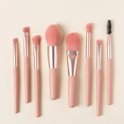 8 Mini Macaron Makeup Brush Set Eye Shadow Brush Beauty Tool