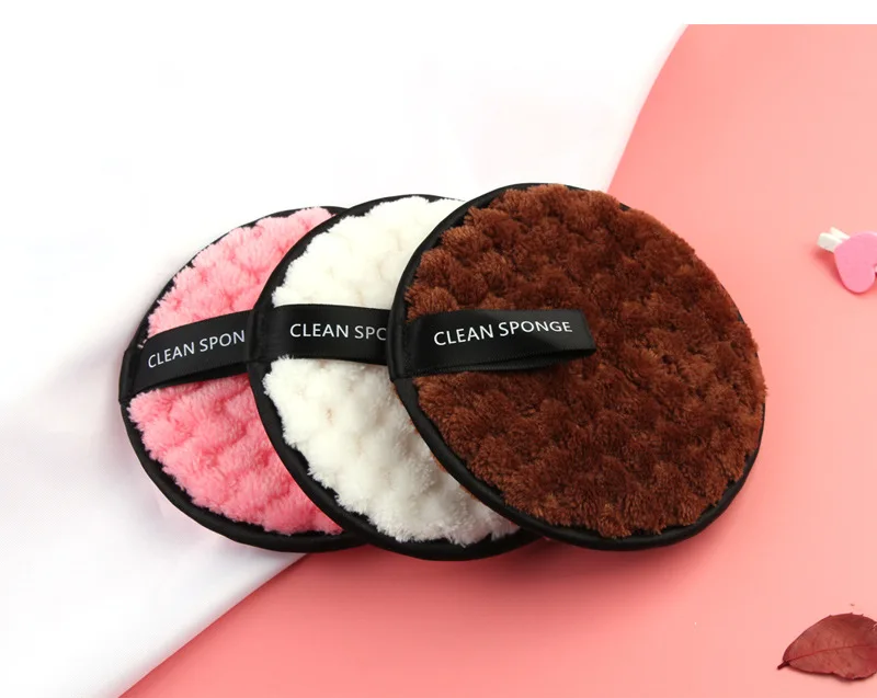 Wholesale Microfiber Face Clean Facial makeup Remover Cotton Bamboo Pad