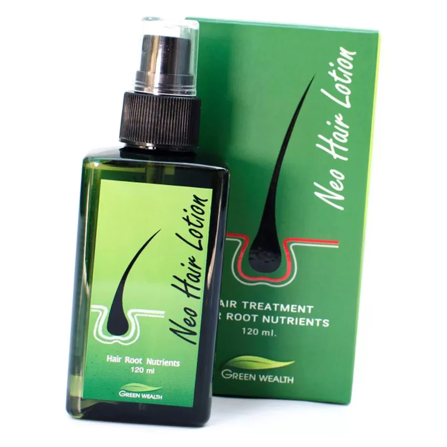 Popular & Top Seller Neo Hair Lotion 120ml Hair Treatment for Strong and Thinning hair Genuine Made in Thailand by Green Wealth